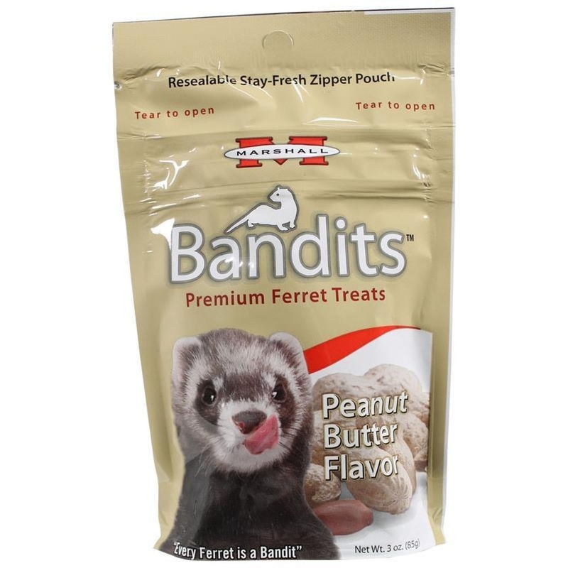 BANDITS PREMIUM FERRET TREAT|3 OZ|PEANUT BUTTER
