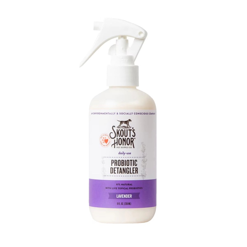 Skout’s Honor Probiotic Daily Use Detangler Lavender 8 oz