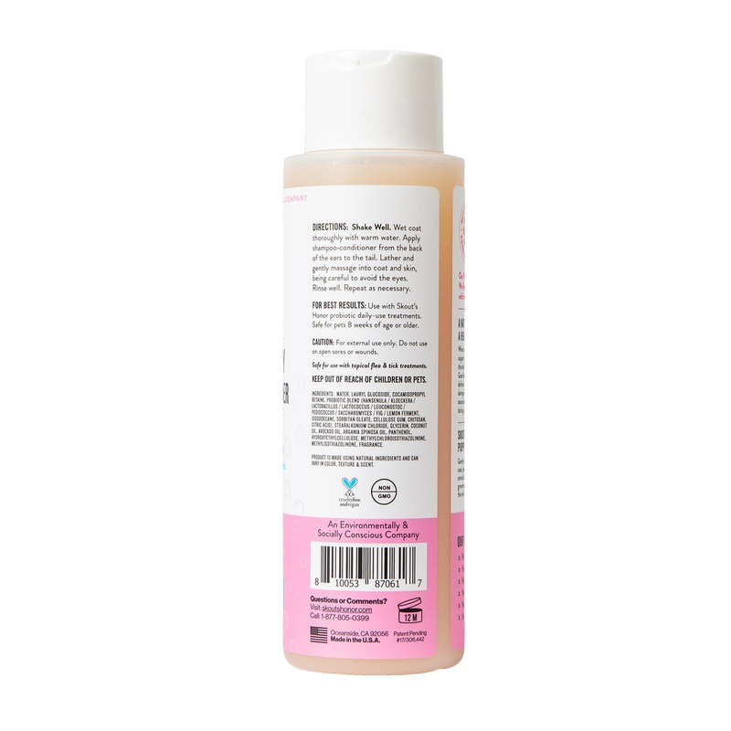 Skout’s Honor Probiotic Shampoo + Conditioner Happy Puppy 16 oz