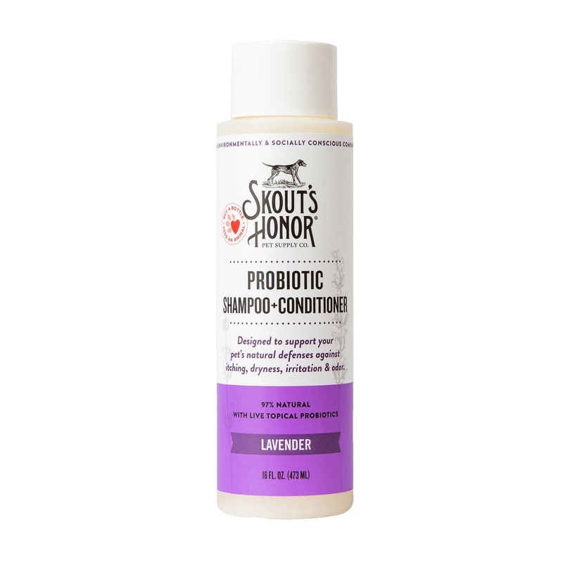 Skout’s Honor Probiotic Shampoo + Conditioner Lavender 16 oz