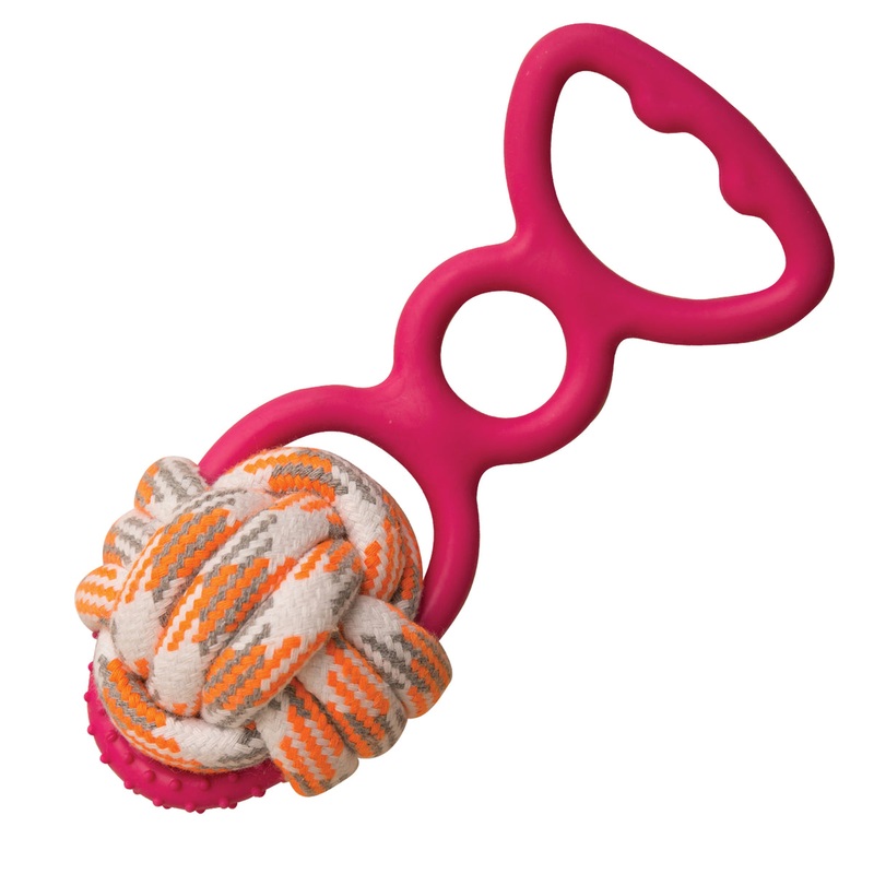 SnugArooz Grab N’ Wag Rope Dog Toy Assorted Colors 8