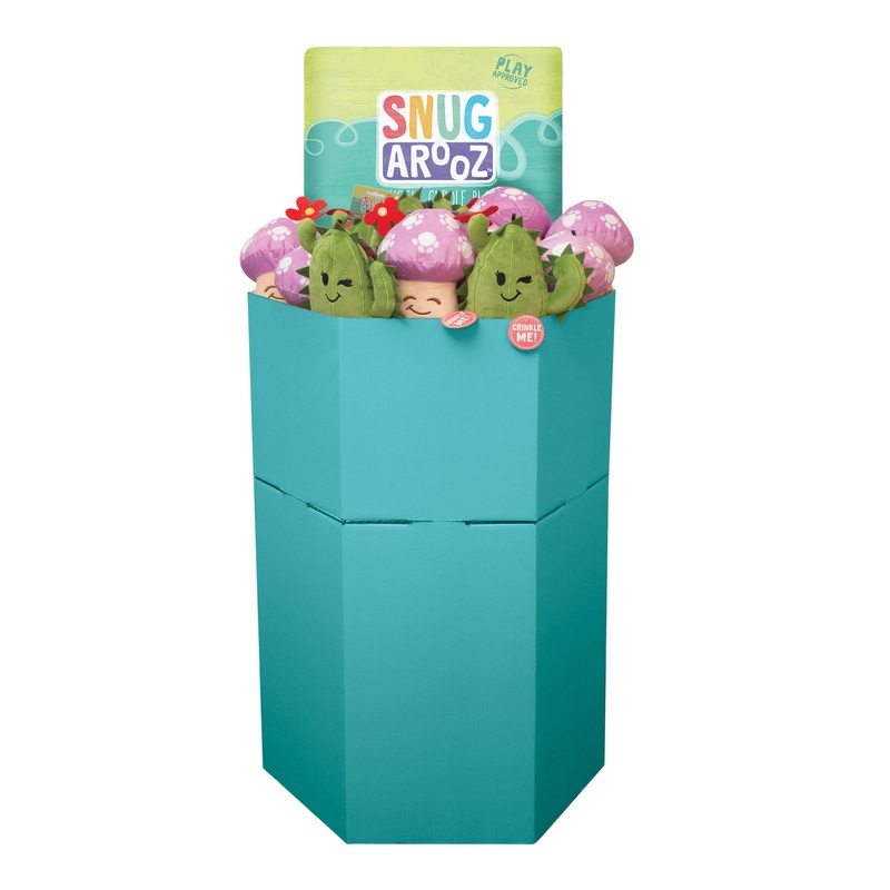 SnugArooz Mushroom + Cactus 32pc Display
