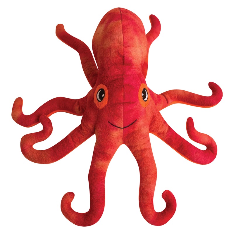 SnugArooz Olivia the Octopus Plush Dog Toy 11