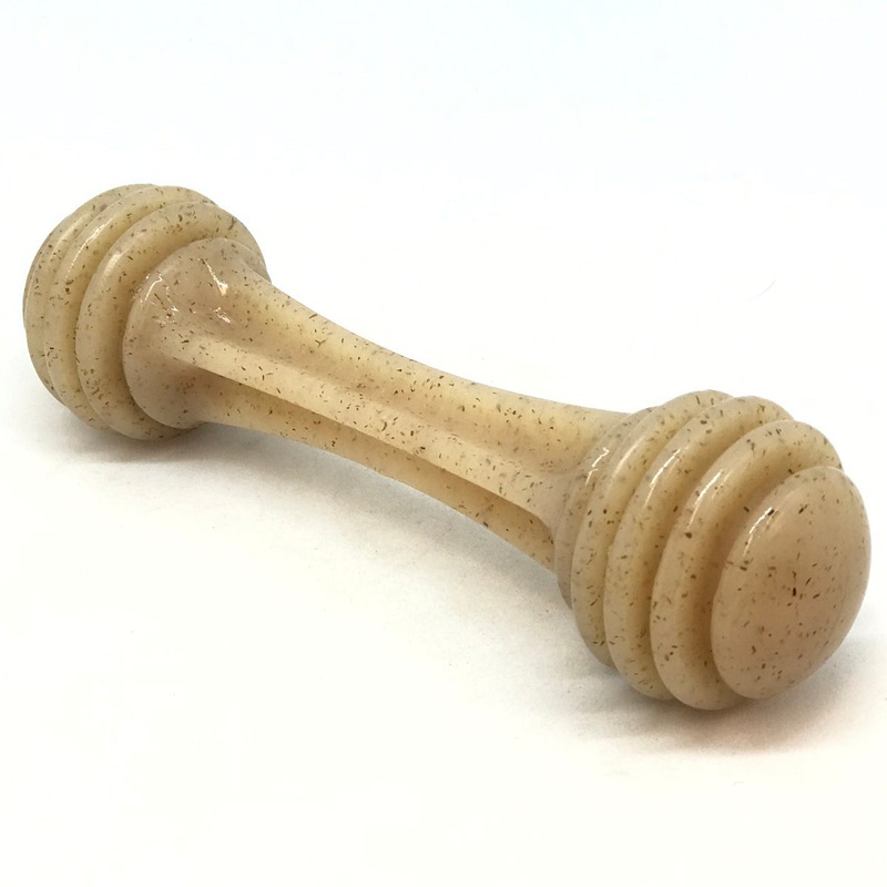 SodaPup Nylon Honey Bone Ultra Durable Dog Chew Toy Large 6.25