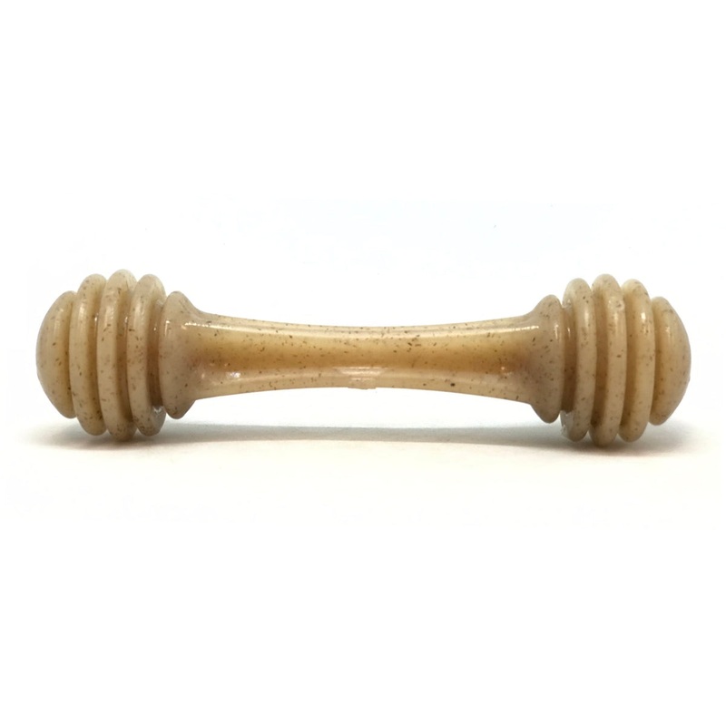SodaPup Nylon Honey Bone Ultra Durable Dog Chew Toy Small 4.25