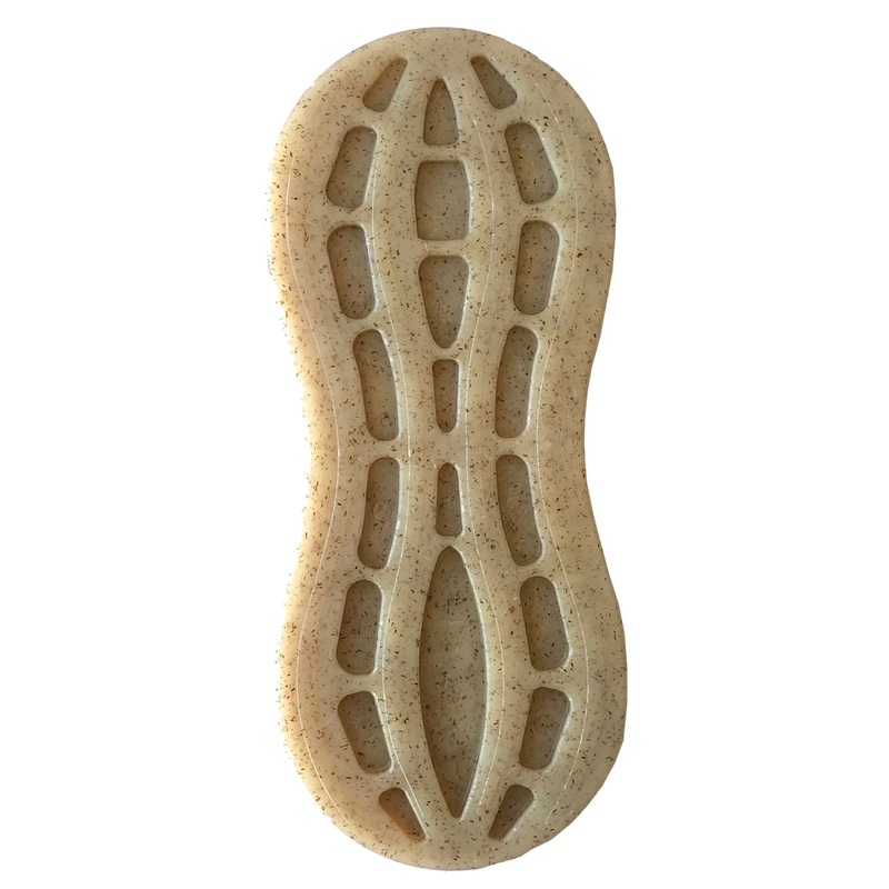 SodaPup Nylon Peanut Ultra Durable Dog Chew Toy Brown 7