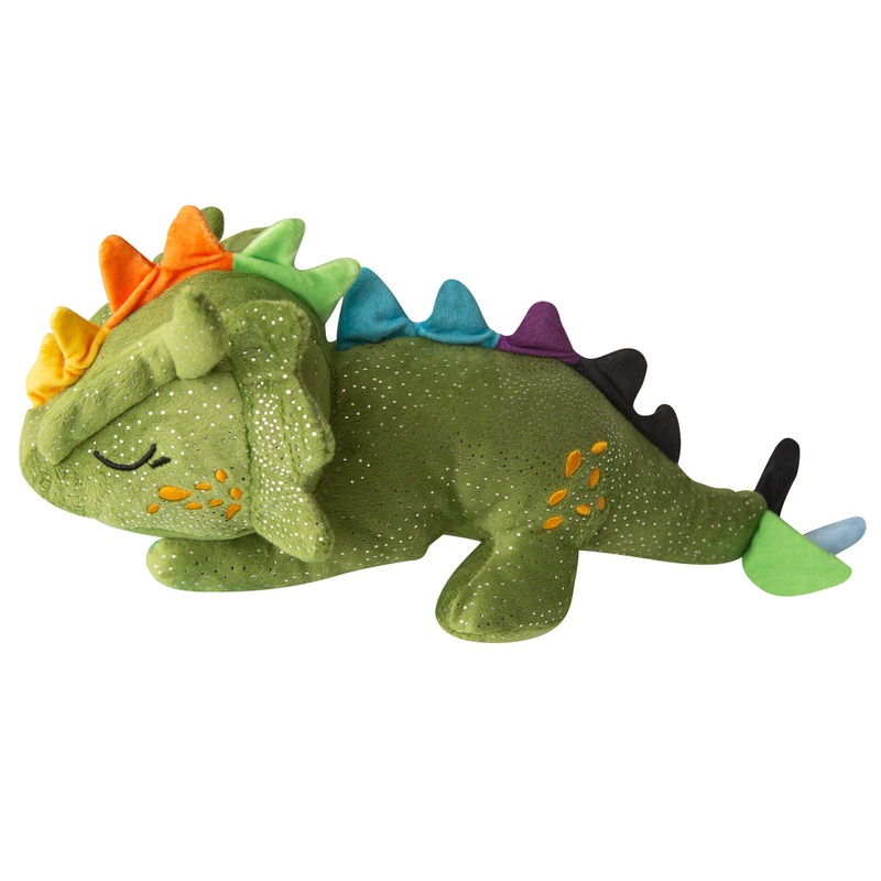 SnugArooz Drowsy the Dragon Plush Dog Toy Green 14