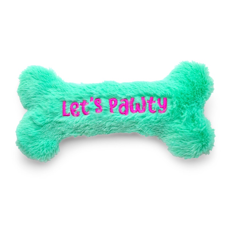 ThoozyPet Birthday Bone Small Plush Dog Toy 8