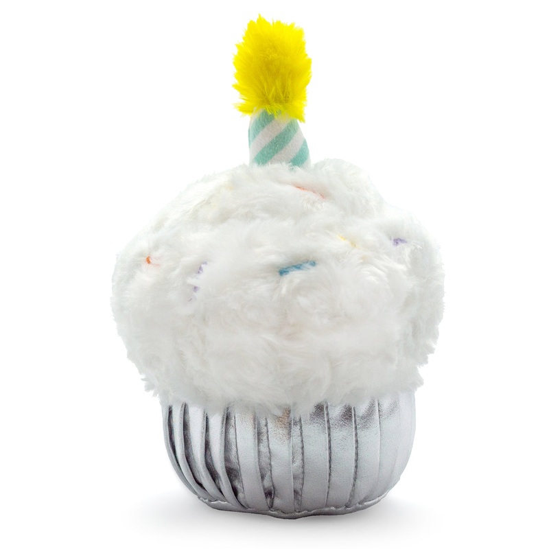 ThoozyPet Birthday Cupcake Plush Dog Toy 7