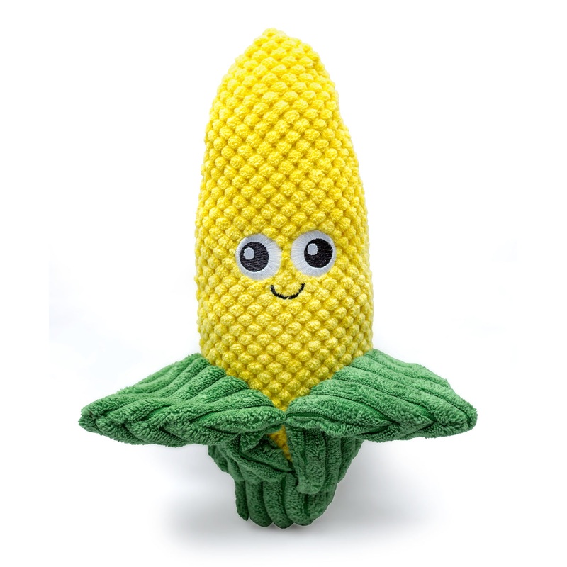 ThoozyPet Corn Plush Dog Toy 10