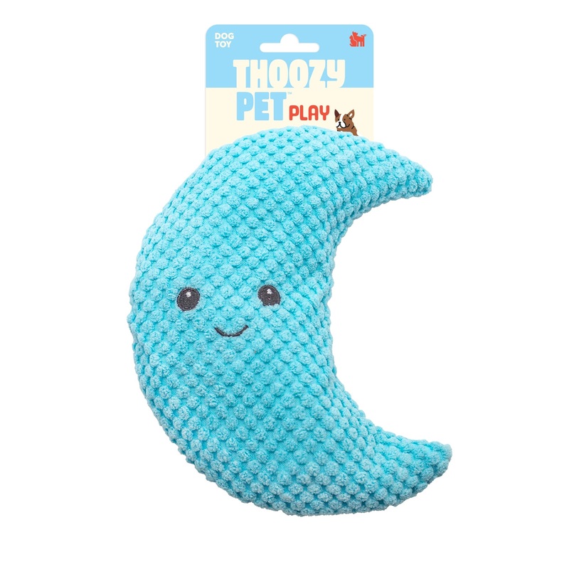 ThoozyPet Crescent Moon Plush Dog Toy 8