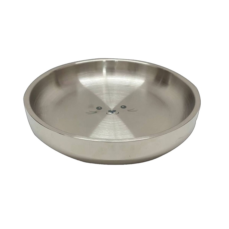 ThoozyPet Double Wall Insulated Cat Plate 6.6