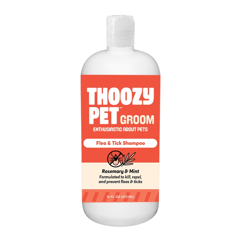 ThoozyPet Flea & Tick Shampoo Rosemary & Mint 16oz