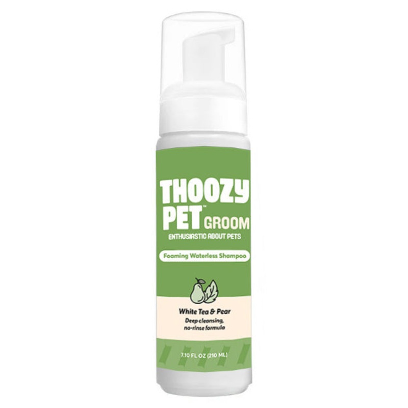 ThoozyPet Foaming Waterless Shampoo in White Tea & Pear 7.10oz
