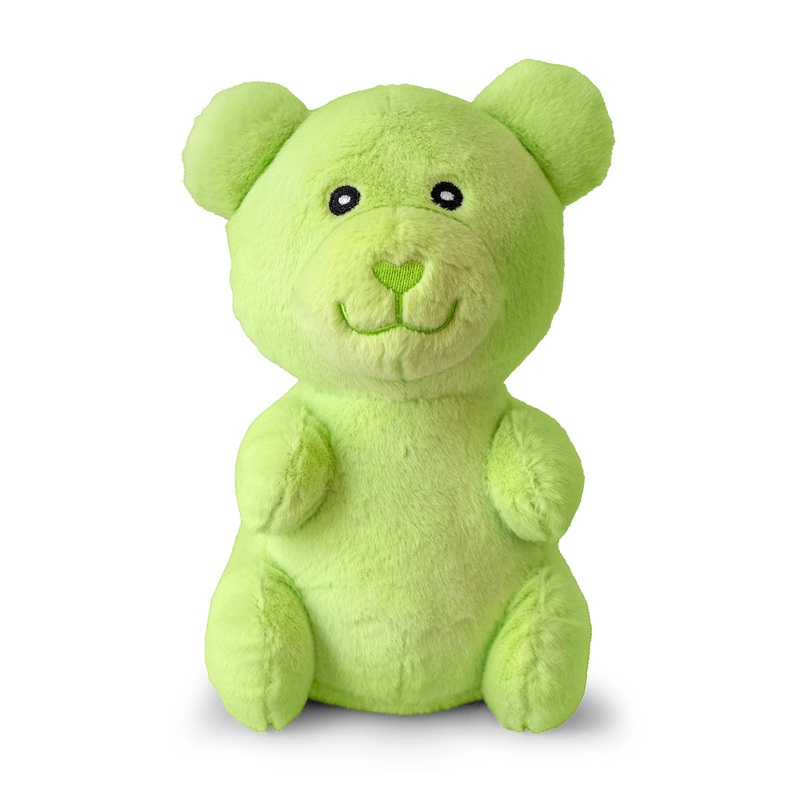 ThoozyPet Gummy Bear Plush Dog Toy Green 10