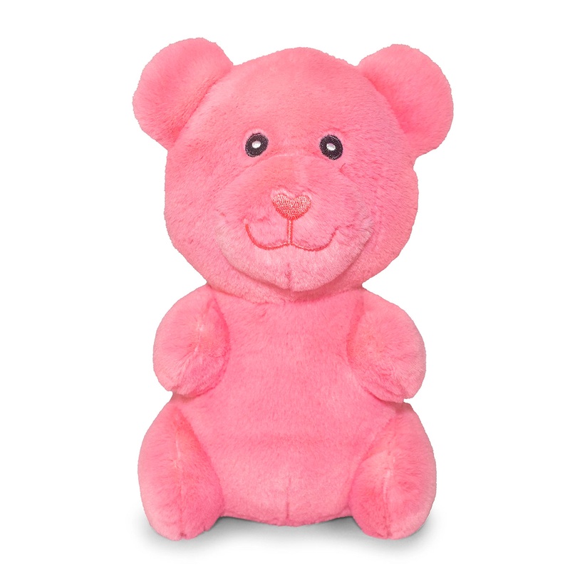 ThoozyPet Gummy Bear Plush Dog Toy Pink 10