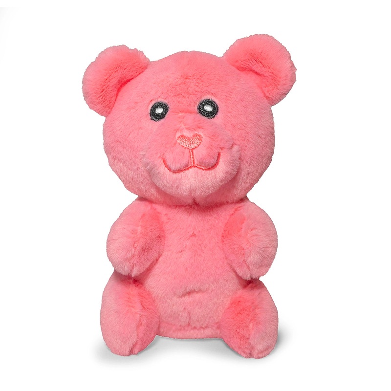 ThoozyPet Gummy Bear Plush Dog Toy Pink 6