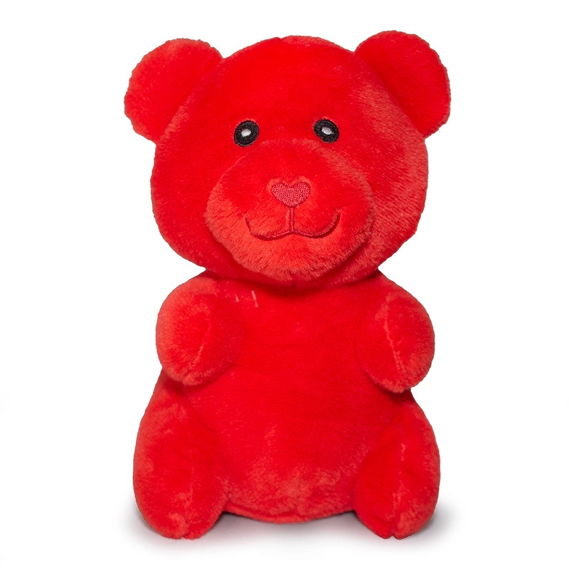 ThoozyPet Gummy Bear Plush Dog Toy Red 10