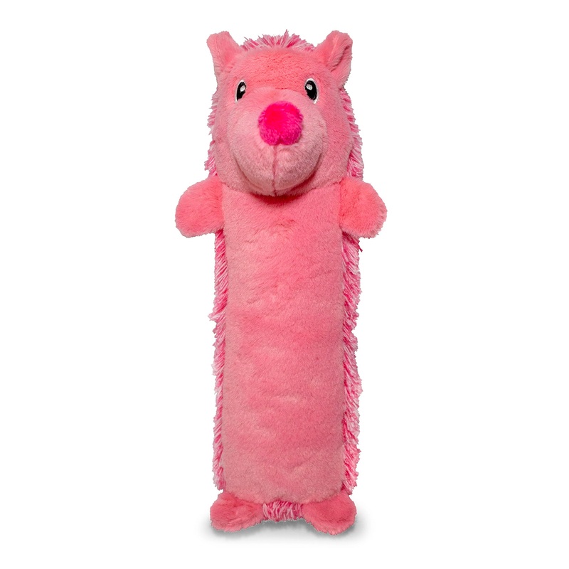 ThoozyPet Hedgehog Plush Dog Toy Pink 13