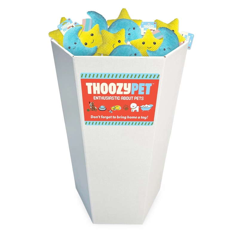 ThoozyPet Play 48pc Celestial Dump Bin