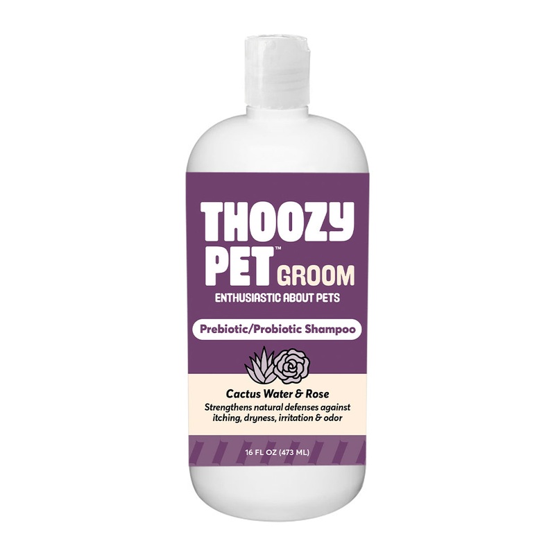 ThoozyPet Prebiotic/ Probiotic Shampoo Cactus Water & Rose 16oz