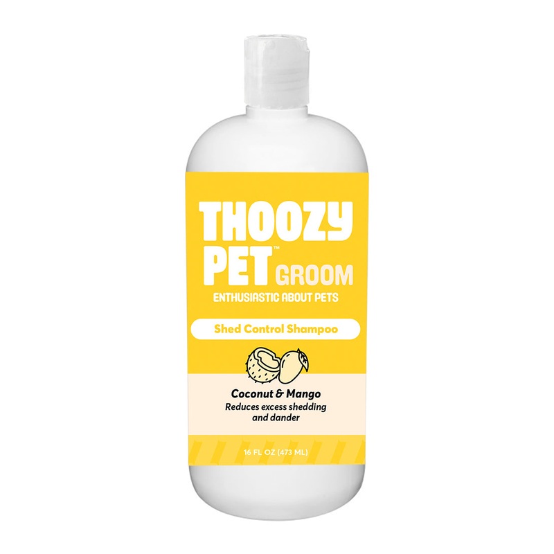 ThoozyPet Shed Control Shampoo Coconut & Mango 16oz
