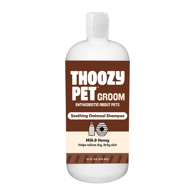 ThoozyPet Soothing Oatmeal Shampoo Milk & Honey 16oz