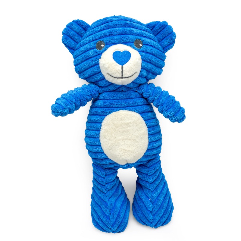 ThoozyPet Tuff & Cuddly Bear Plush Dog Toy 12.5