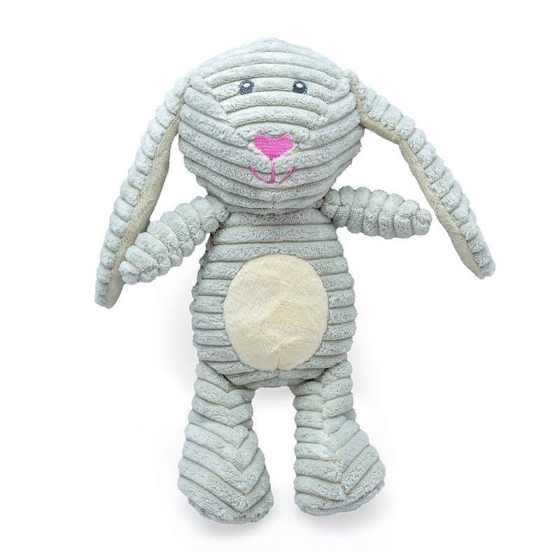 ThoozyPet Tuff & Cuddly Bunny Plush Dog Toy 12.5