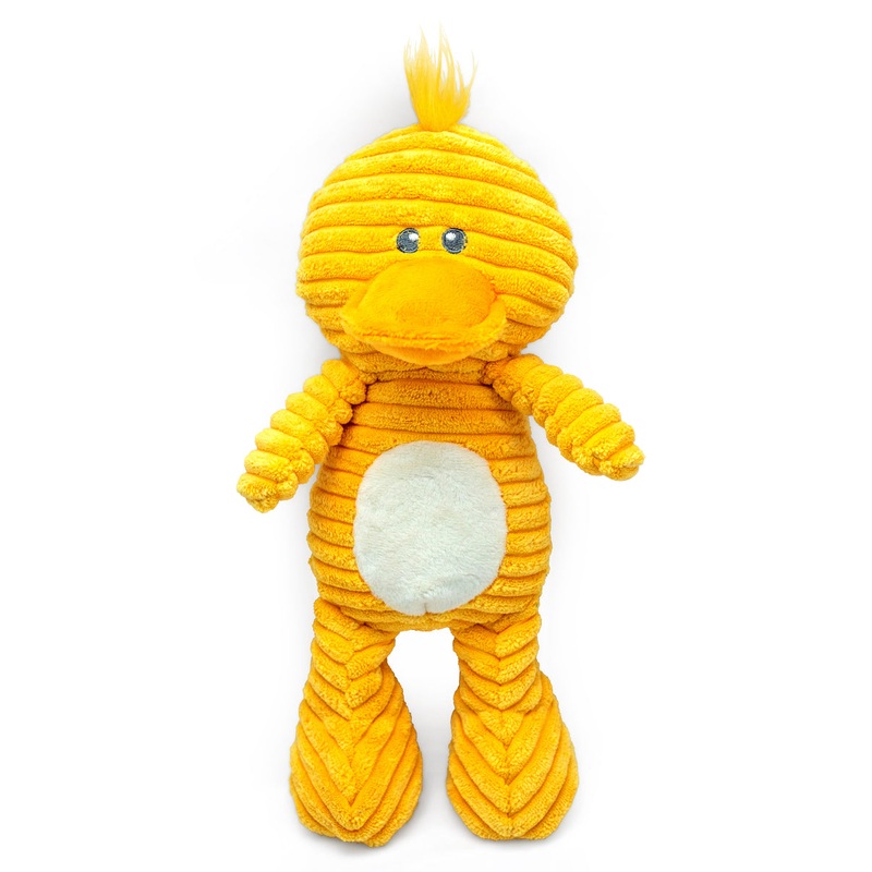 ThoozyPet Tuff & Cuddly Duck Plush Dog Toy 12.5