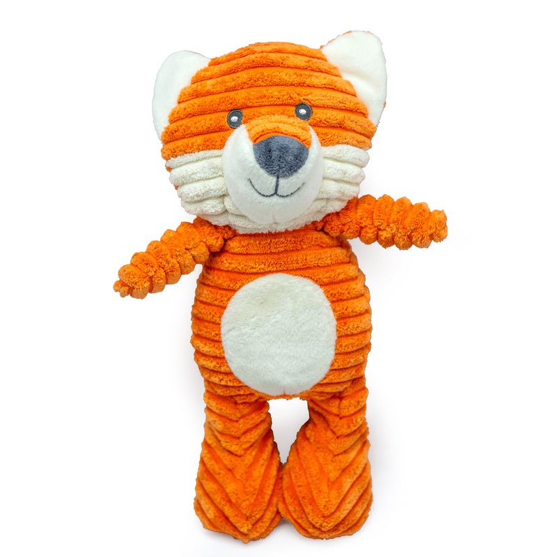 ThoozyPet Tuff & Cuddly Fox Plush Dog Toy 12.5