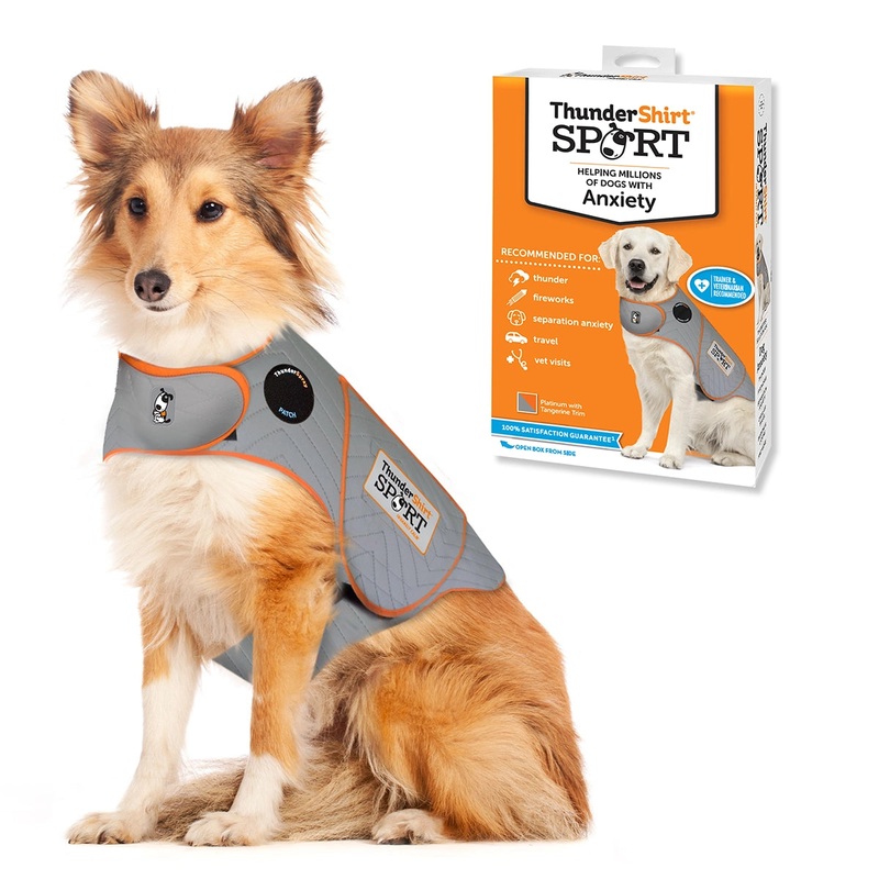 ThunderShirt for Dogs, Large, Platinum Sport – Dog Anxiety Relief Calming Vest