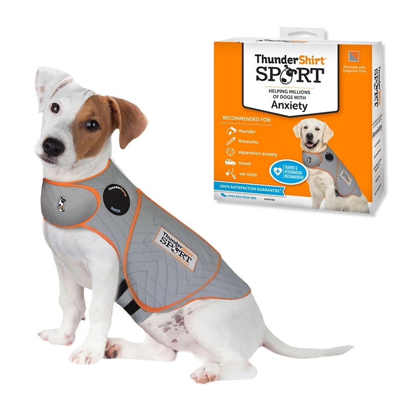 ThunderShirt for Dogs,Small, Platinum Sport – Dog Anxiety Relief Calming Vest