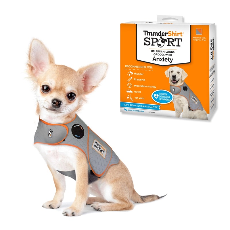 ThunderShirt for Dogs, XX Small, Platinum Sport – Dog Anxiety Relief Calming Vest
