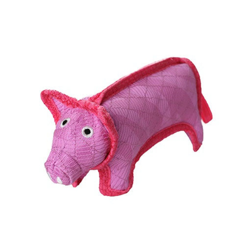VIP DuraForce Pinky Pig Dog Chew Toy Pink 4