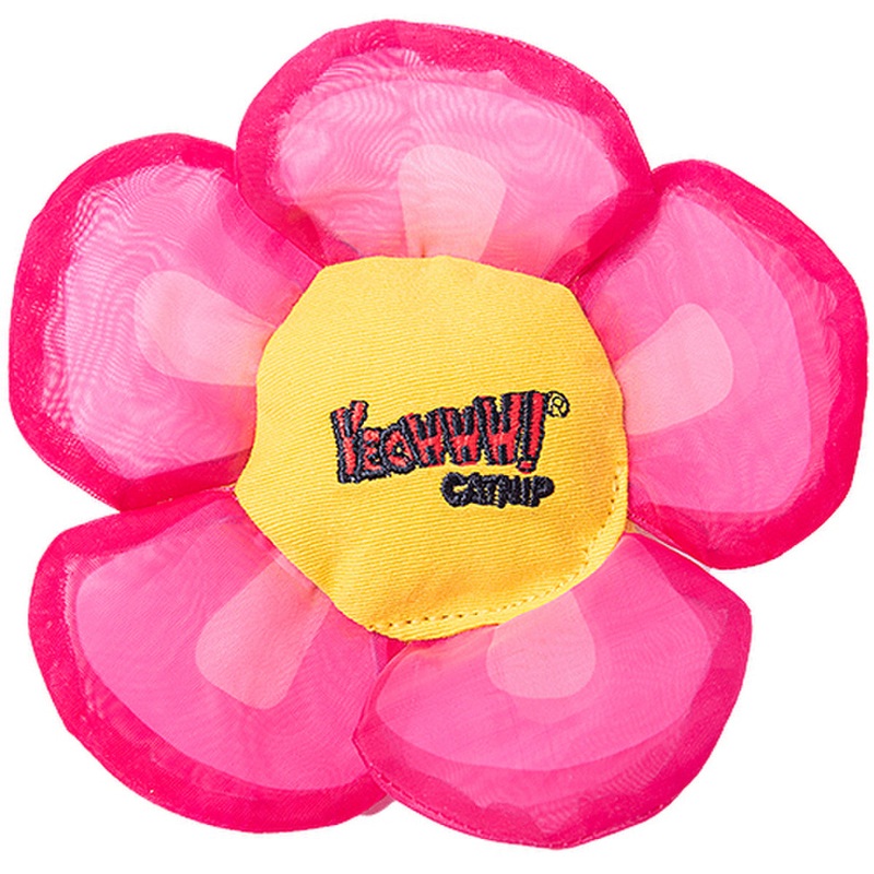 Yeowww! Catnip Daisy’s Flower Tops Cat Toy Pink