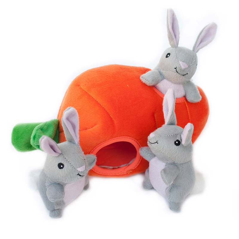 ZippyPaws Burrow Bunny ‘n Carrot