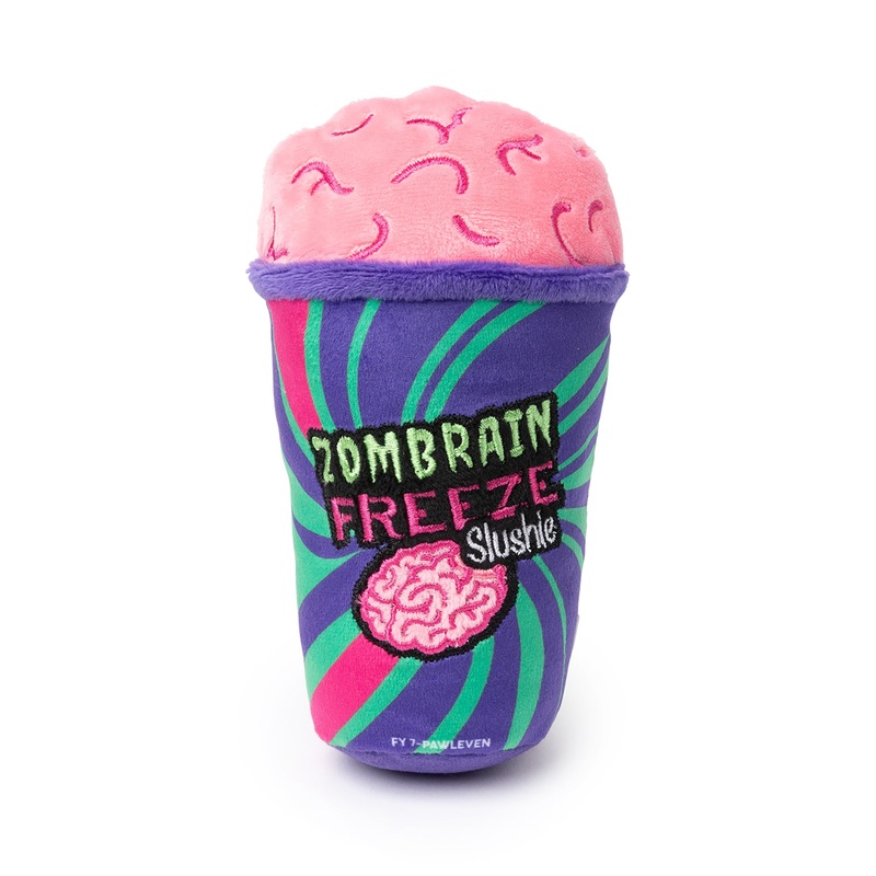 FuzzYard Dog Toy Zombrain Freeze Slushie