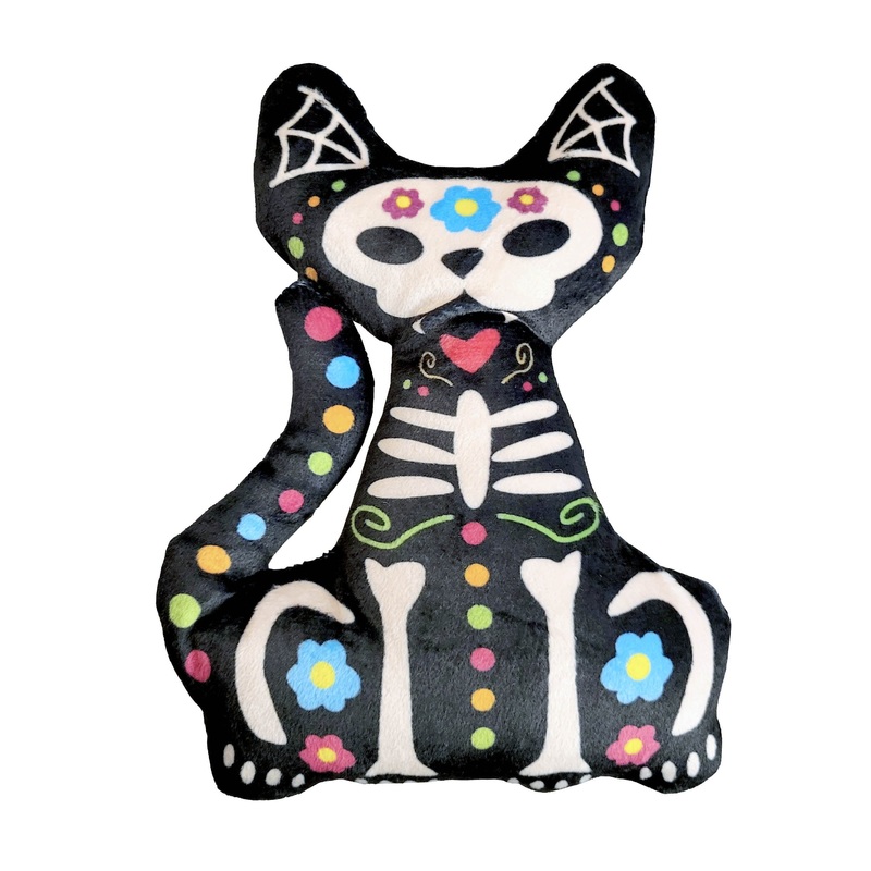 SnugArooz Day of the Dead Cat Dog Toy