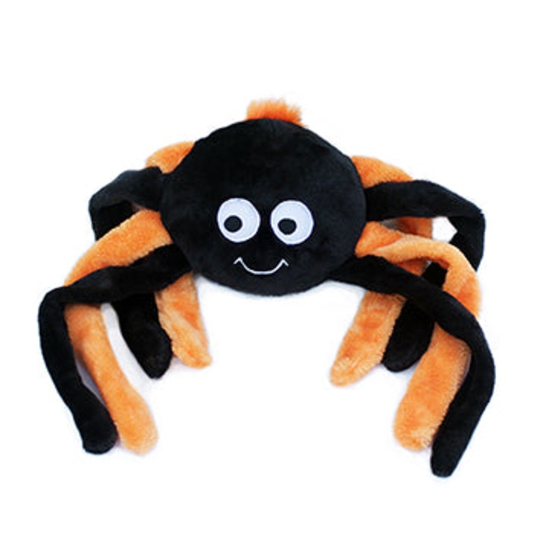 ZippyPaws Grunterz – Orange Spider