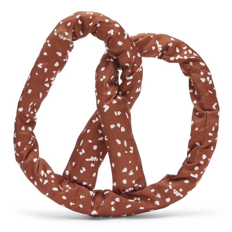 BARK Paula’s Park Slope Pretzel Plush Dog Toy M