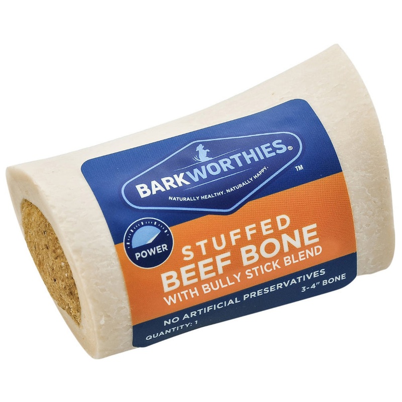Barkworthies 3-4 Shin Bone Stuffed w/Bully Stick