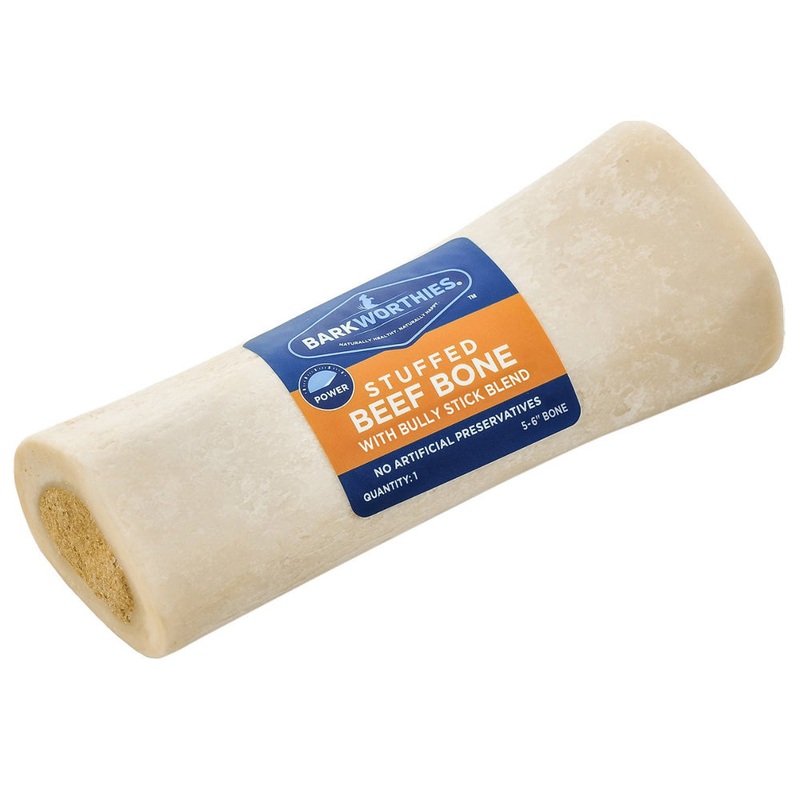 Barkworthies 5-6 Shin Bone Stuffed w/Bully Stick