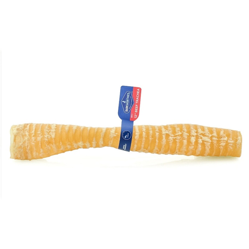 Barkworthies Beef Trachea – 12” (Case 6)