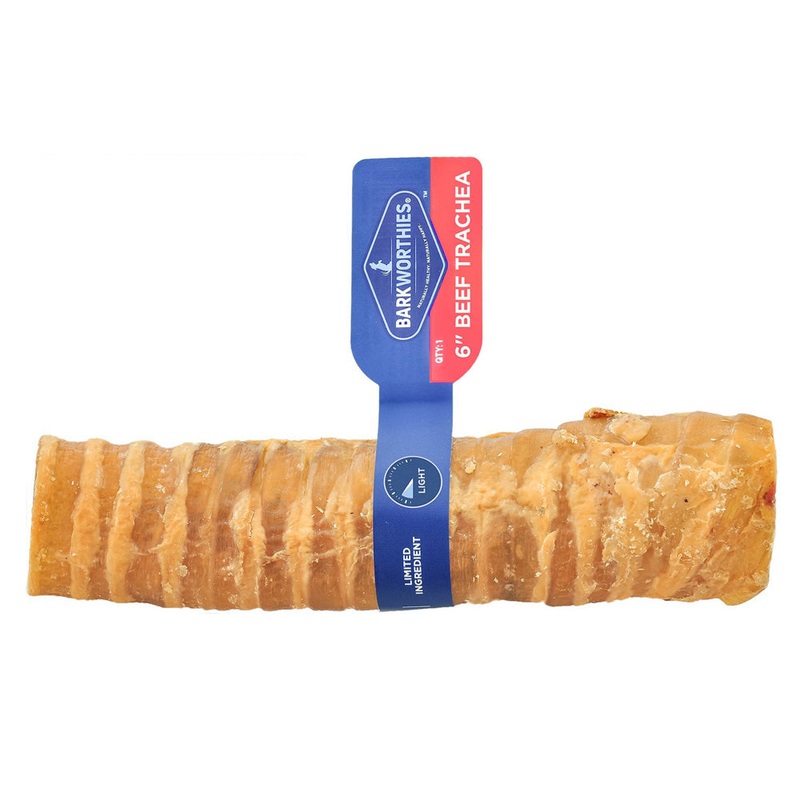 Barkworthies Beef Trachea – 6” (Case 12)