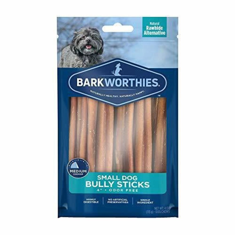 Barkworthies Bully Stick- Odor Free – 04 (Net Wt. 4 oz SURP)