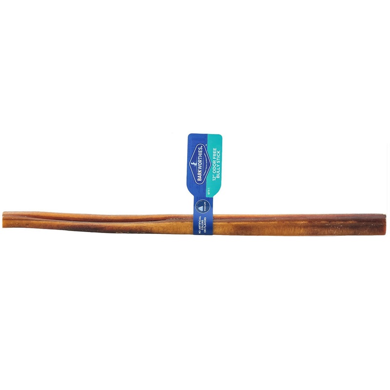 Barkworthies Bully Stick – Odor Free – 12” (Case 35)