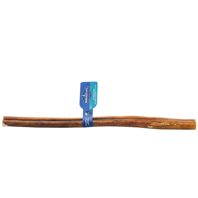 Barkworthies Bully Stick – Odor Free – 12” Double Cut (Case 25)