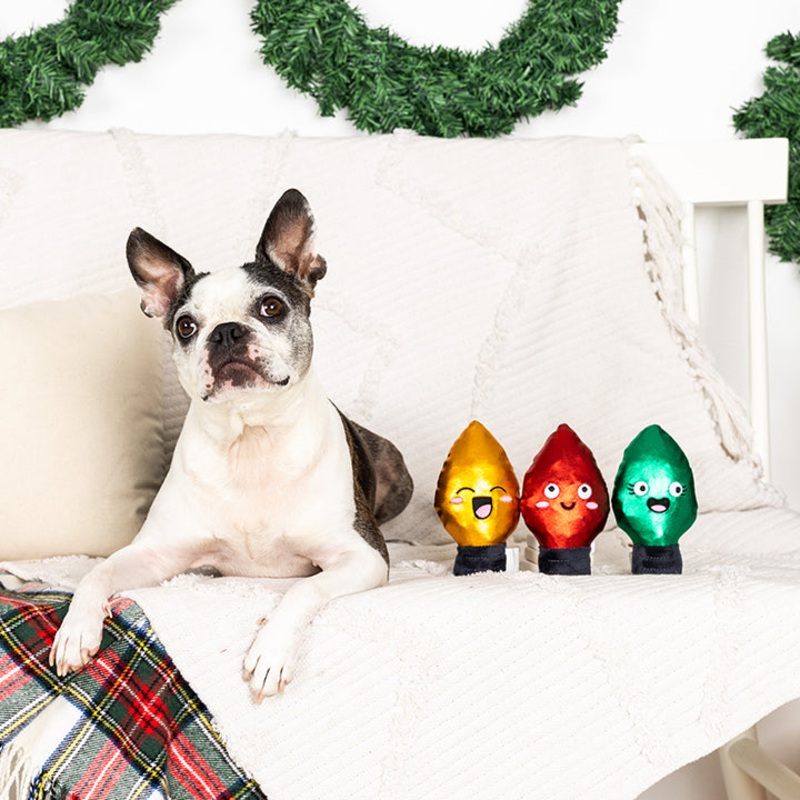 PetShop by Fringe Studio Light Up My Life Short Dog Toy Set Small 3pc