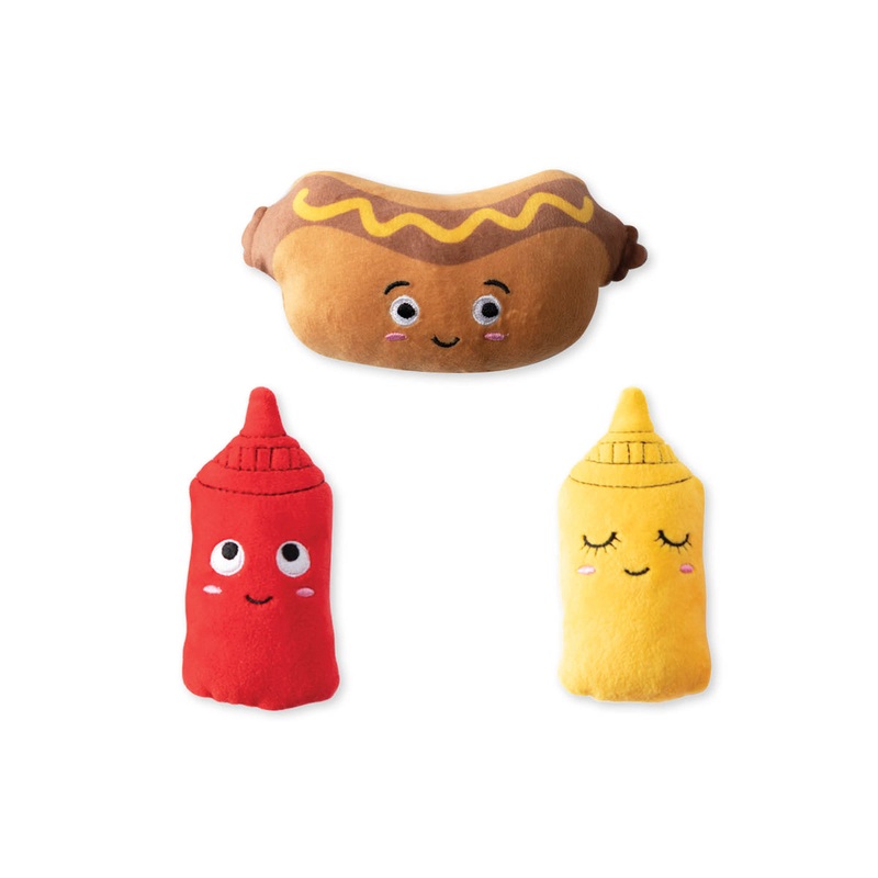 Wagsdale Let’s Be Frank 3pc Small Dog Toy Set